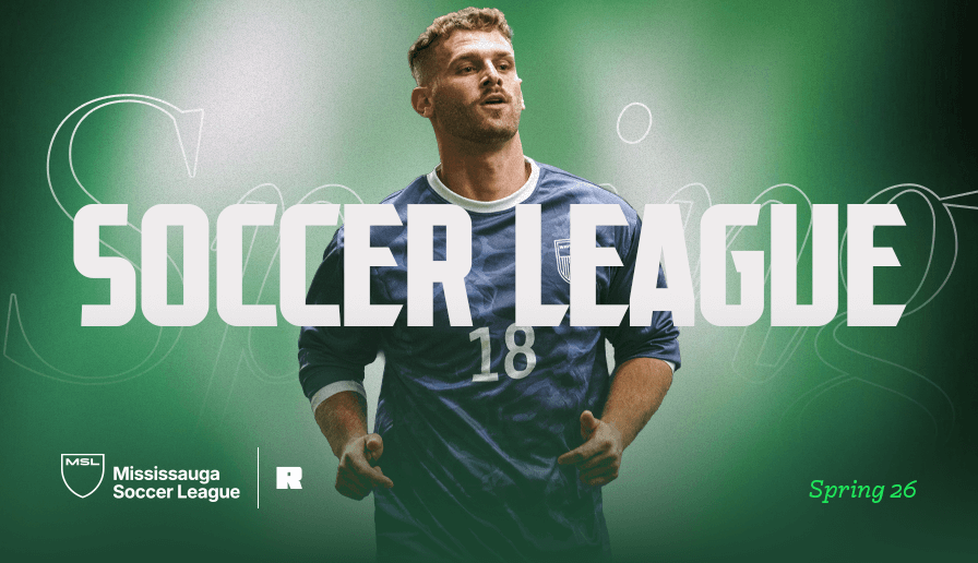 Adult soccer player representing the Mississauga Soccer League during the spring season